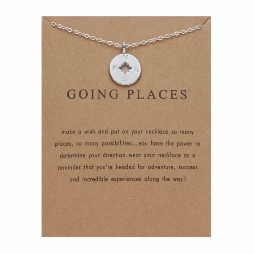 NEW Compass Going Places Necklace